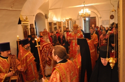 Среда Светлой седмицы в Спасо-Преображенском женском монастыре г. Чебоксары.