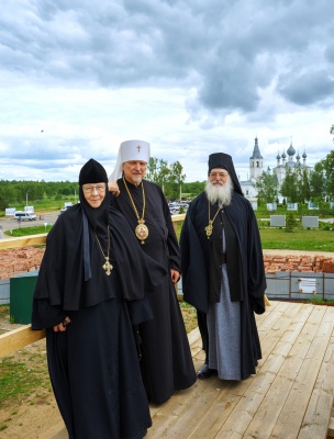 Наместник Свято-Троицкого мужского монастыря принял участие в праздничных мероприятиях  в селе Годеново, посвященных 602 годовщине Явления Честного и Животворящего Креста Господня близ Ростова Великого.