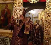 Полиелей накануне праздника вечером 