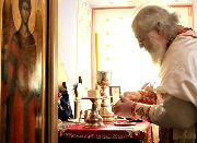 Божественная литургия в Домовом Храме монастыря
