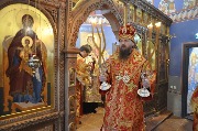 Божественную литургию возглавил Преосвященнейший Игнатий, епископ Мариинско-Посадский, викарий Чебоксарской епархии.