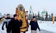 Крестный ход с чудотворным образом святителя Николая