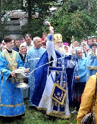 Крестный ход в престольный праздник храма с. Акулево.