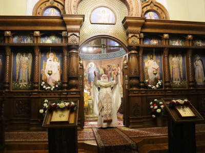 Наместник Свято-Троицкого мужского монастыря г. Чебоксары архимандрит Василий возглавил Божественную литургию в женском монастыре Архангела Михаила с. Комаровка Симбирской Епархии ради престольного праздника обители. 