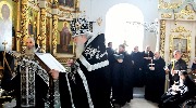 Братия обители приняли участие в таинстве Соборования