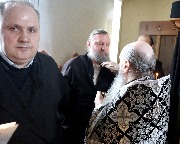 Елеопомазание в монастыре