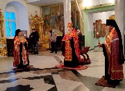 Всенощное бдение в Чебоксарском мужском монастыре.