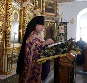 Проповедь перед причастием.