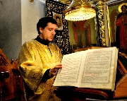 Чтецы  учащиеся Епархиального центра подготовки церковных специалистов.