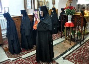 Божественная литургия в Спасо-Преображенском женском монастыре г. Чебоксары.