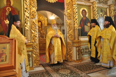 Неделя 4-я по Пятидесятнице в Свято-Троицком мужском монастыре г.Чебоксары.