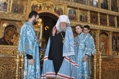 В день праздника Покрова Пресвятой Владычицы нашей Богородицы и Приснодевы Марии.