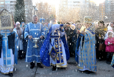 Праздник иконы Божией Матери "Скоропослушница"в соборе святого равноапостольного князя Владимира г. Новочебоксарск.