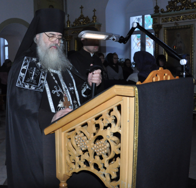 Великое повечерие с чтением Великого покаянного канона прп. Андрея Критского в Свято-Троицком мужском монастыре г. Чебоксары - день первый.