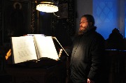 Велико повечерие читает игумен Алипий (Моторкин).