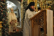 РОЖДЕСТВЕНСКОЕ ПОСЛАНИЕ Святейшего Патриарха Московского и всея Руси Кирилла читает игумен Тихон